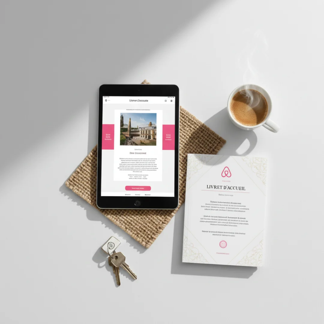 présentation professionnelle du livret d'accueil airbnb