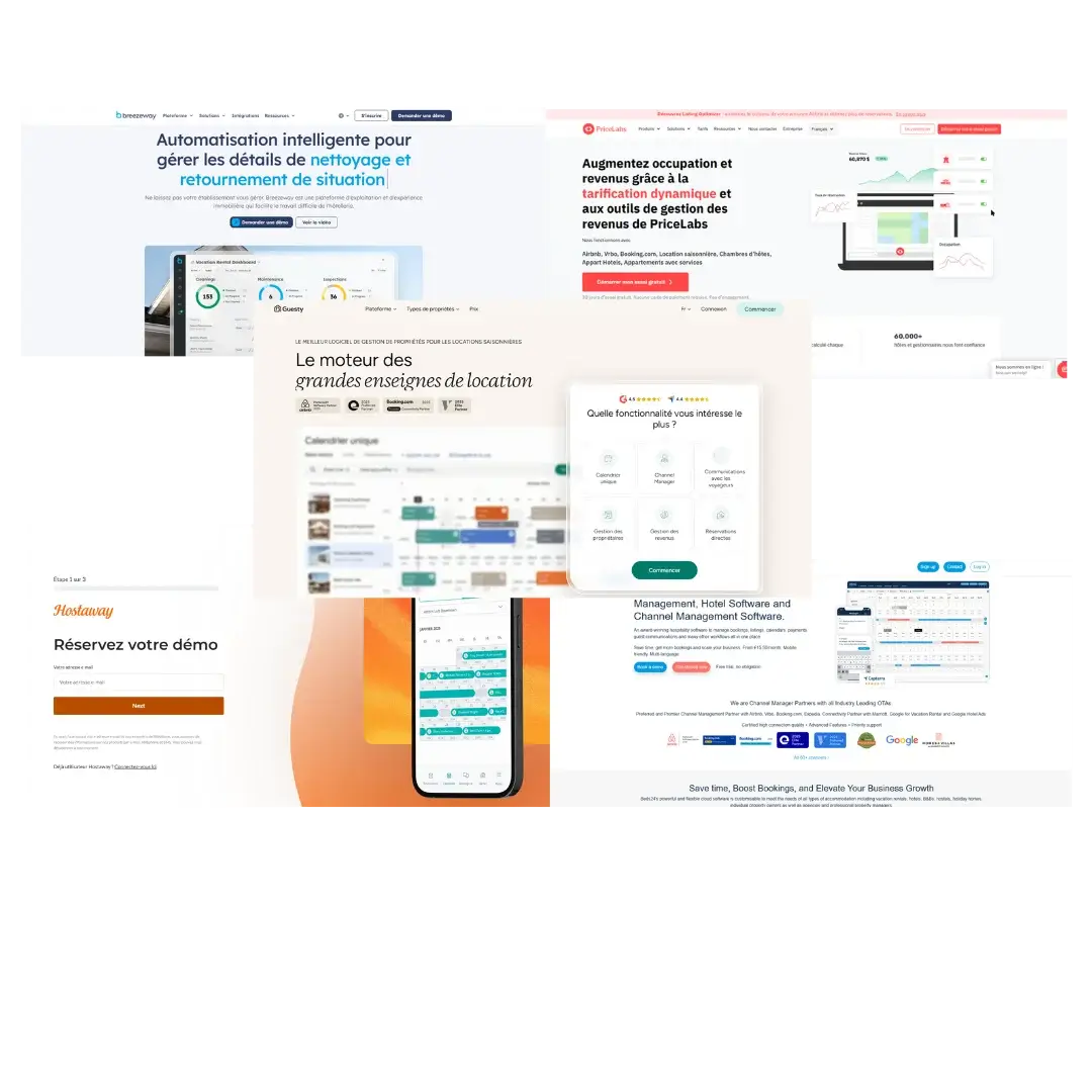 appercu des logiciels