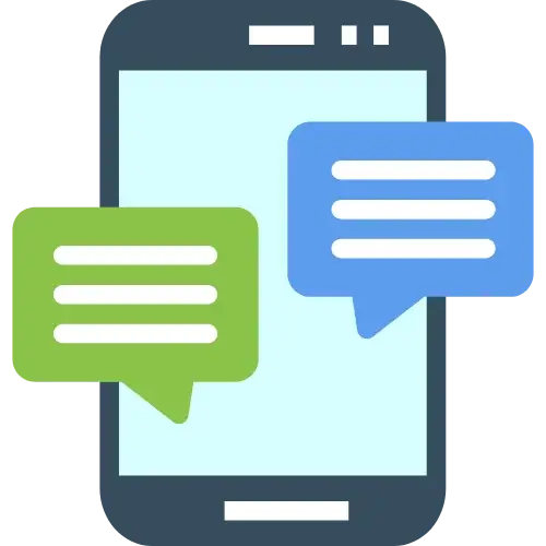 Logiciels messages mobile