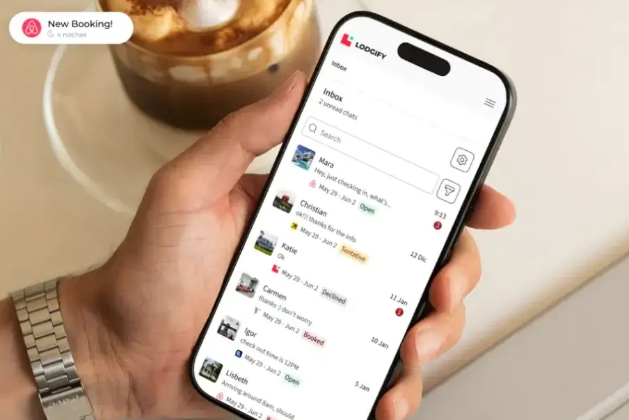 boite de reception lodgify